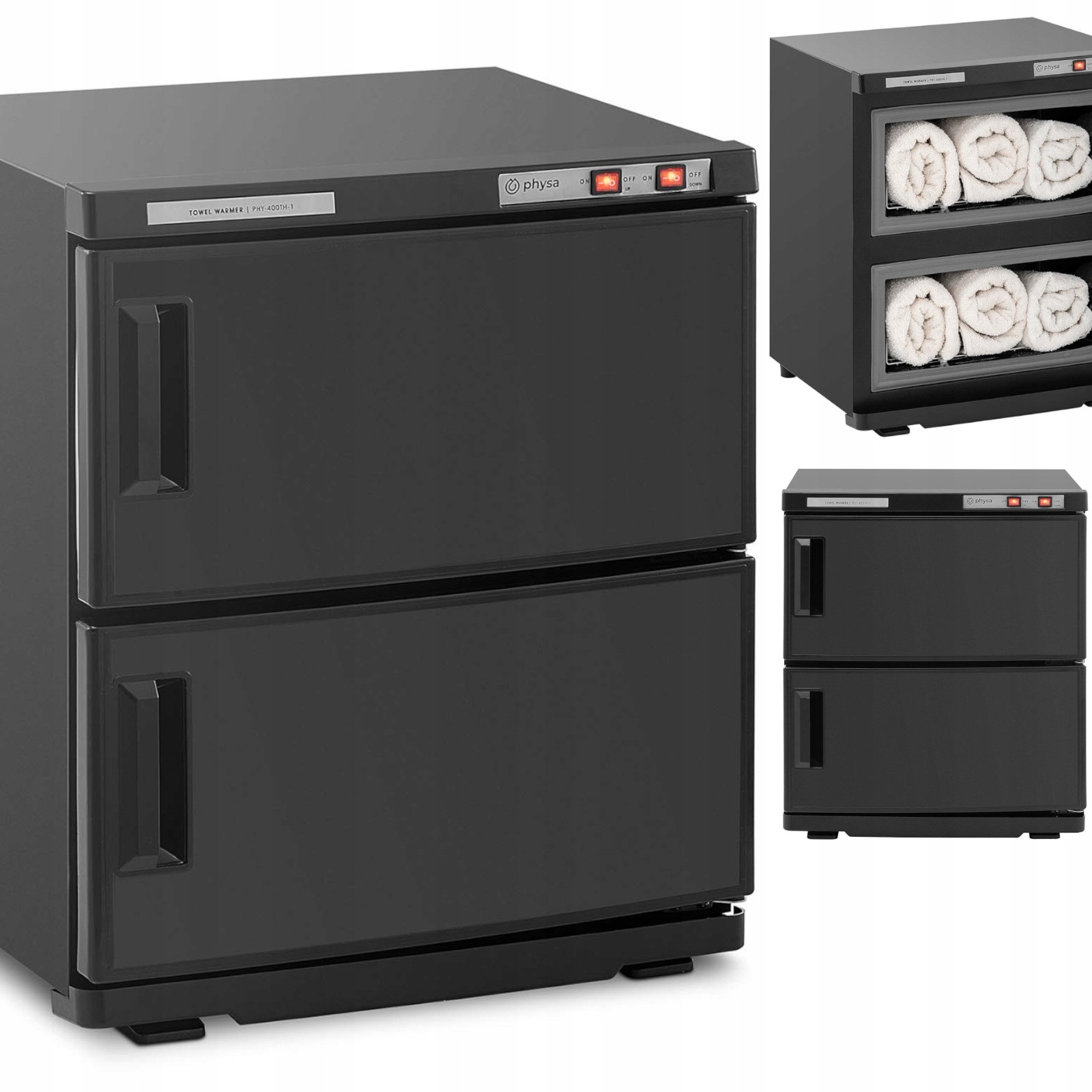 Ohřívač ručníků s Uv sterilizací 32 l 450 W černý