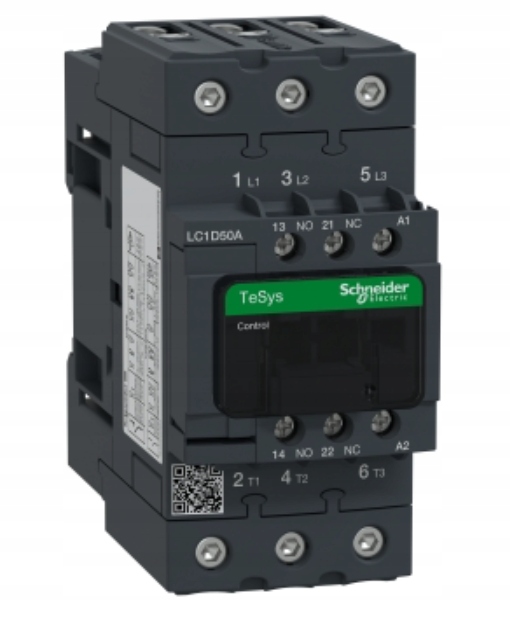 Stycznik mocy 50A 3P 230V AC 1Z 1R do automatyki przemysłowej