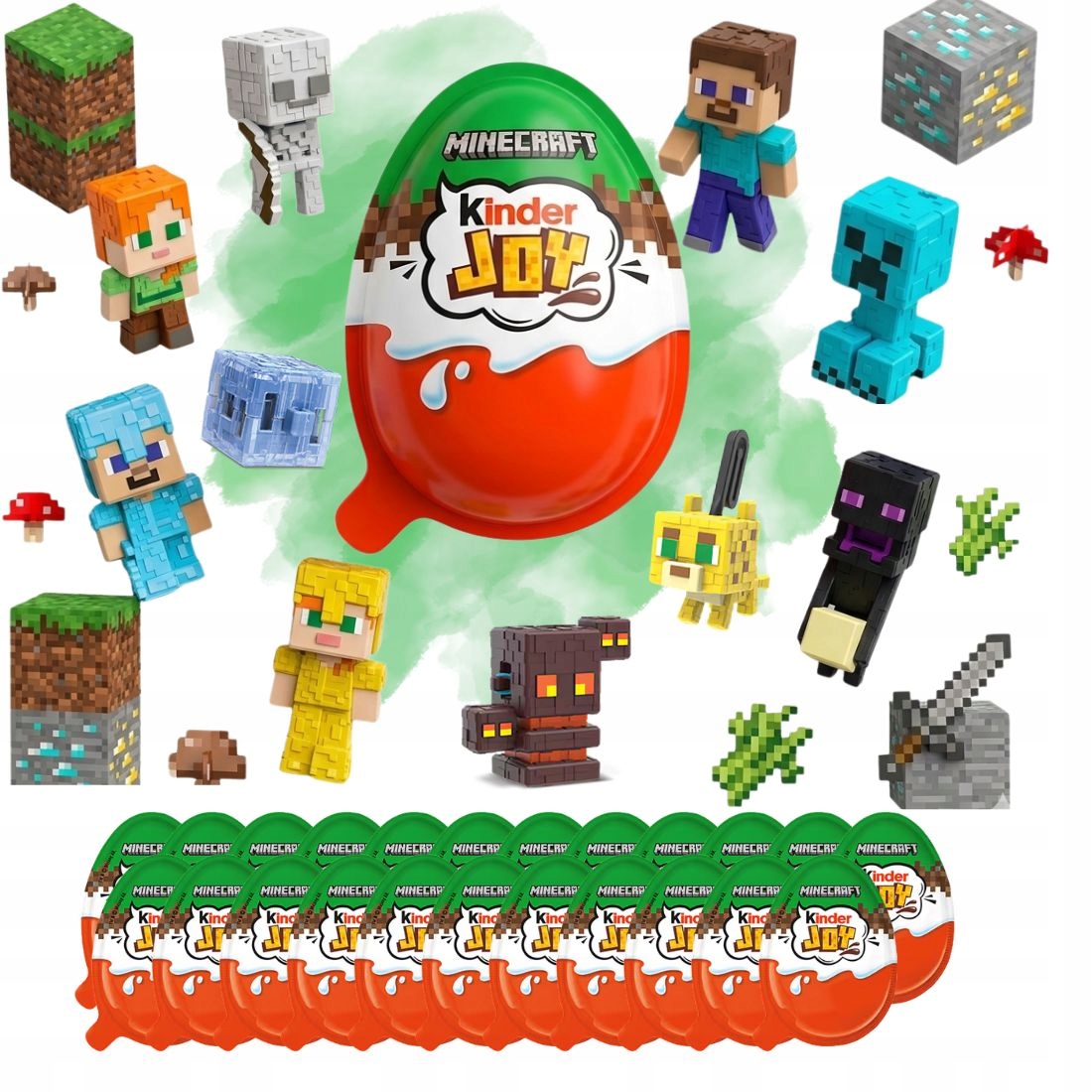jajko Kinder Joy seria Minecraft limitowana 24*20g Ferrero
