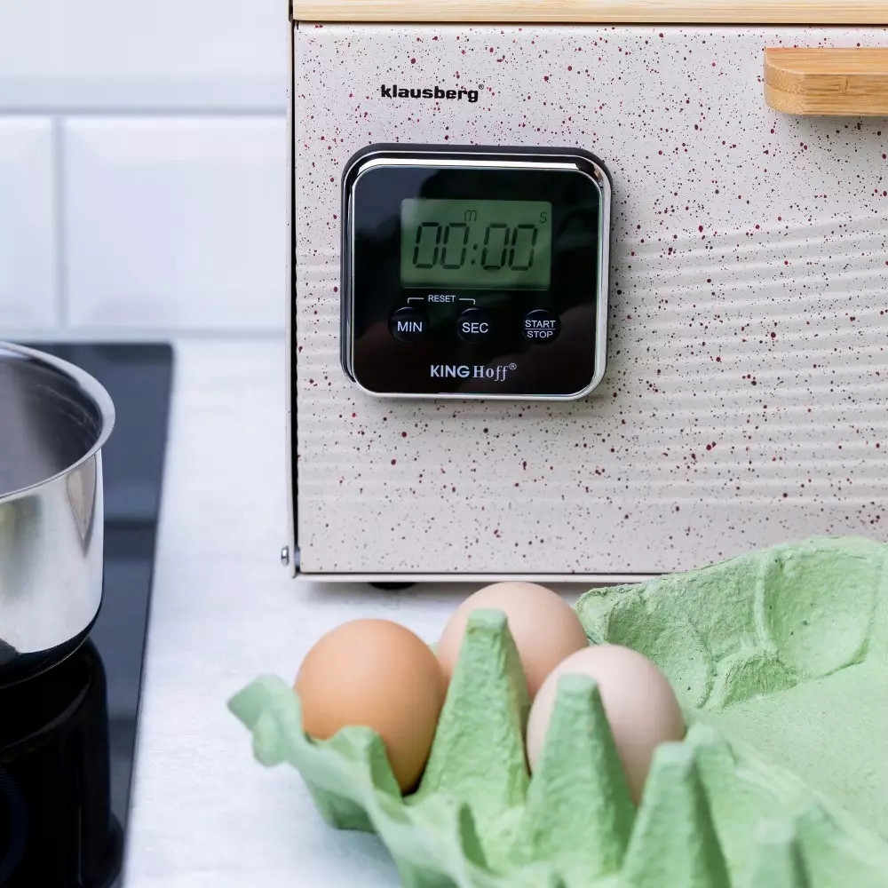 MINUTNIK Kuchenny Elektroniczny MAGNES CZARNY Timer Czasomierz 1819 Marka Yermos