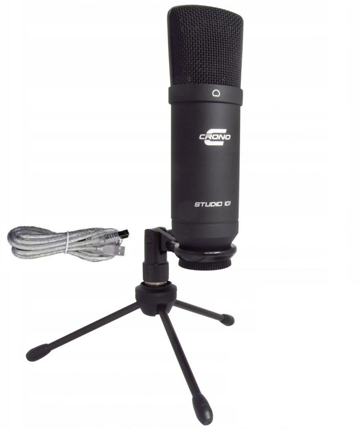 Crono 101 USB BK mikrofon pojemnościowy +pop filtr EAN (GTIN) 5906681573640