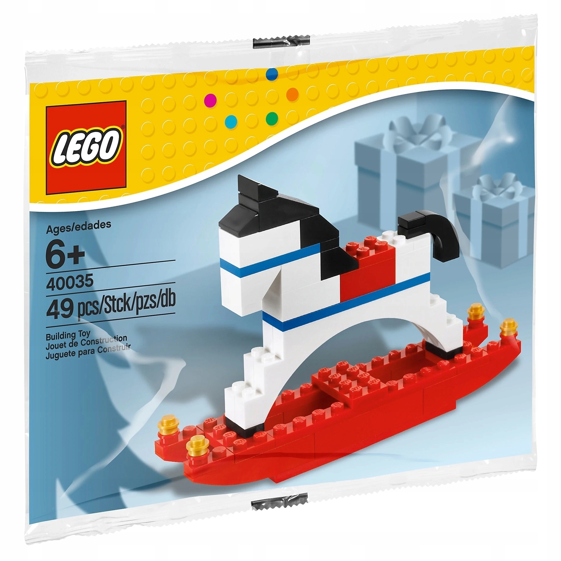 40035 Lego Koń na biegunach konik Święta polybag Mikołaj Misb 2012