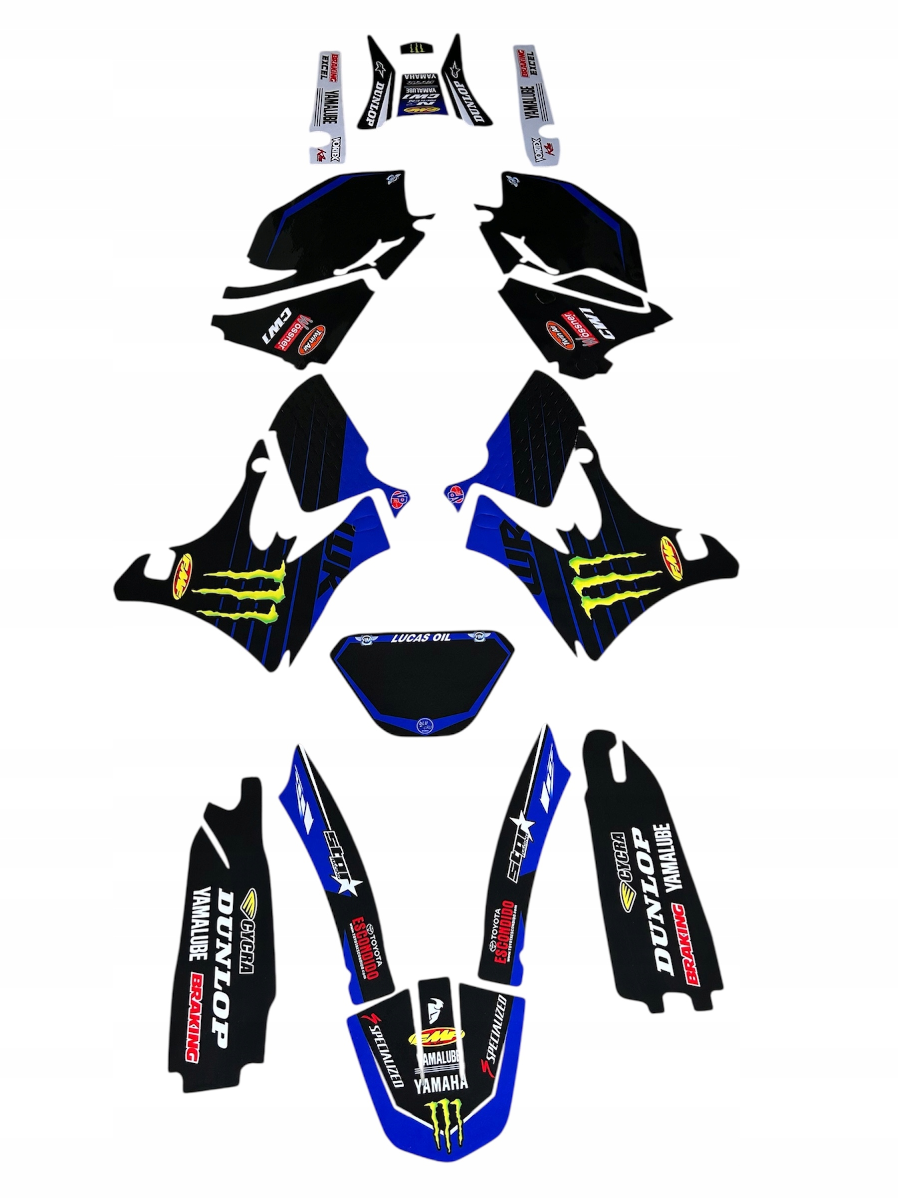 Yamaha Wrf Wr-f 250 450 04-06 hrubá dyha komplet Cubamoto