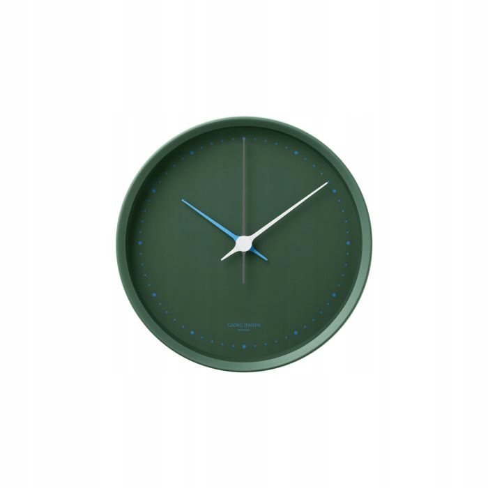 Georg Jensen Koppel Nástenný hodinový stroj 22 cm Zelený