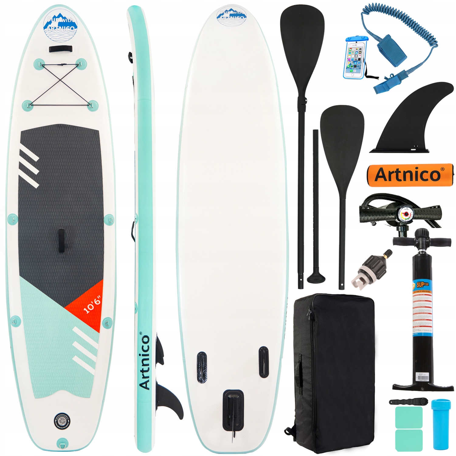 nafukovací paddleboard pro plavání 320 cm Set pádla pumpa