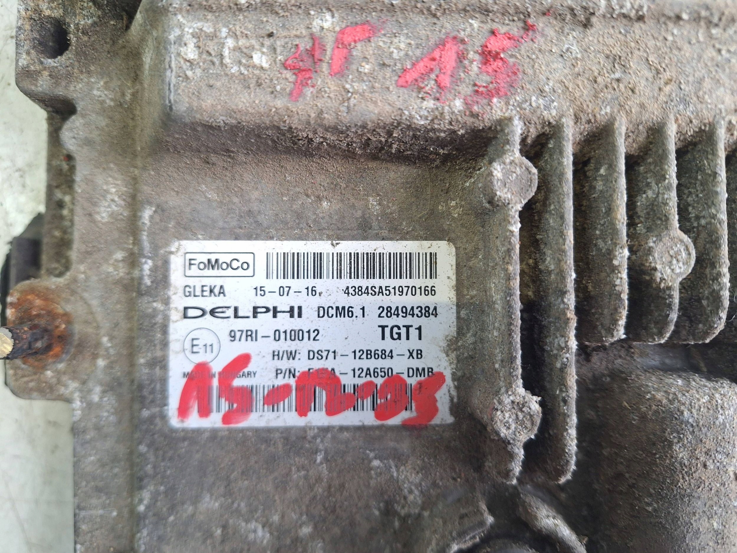 FORD Computer Bedienteil DES MOTORS DS71-12B684-XB DELPHI 28494384