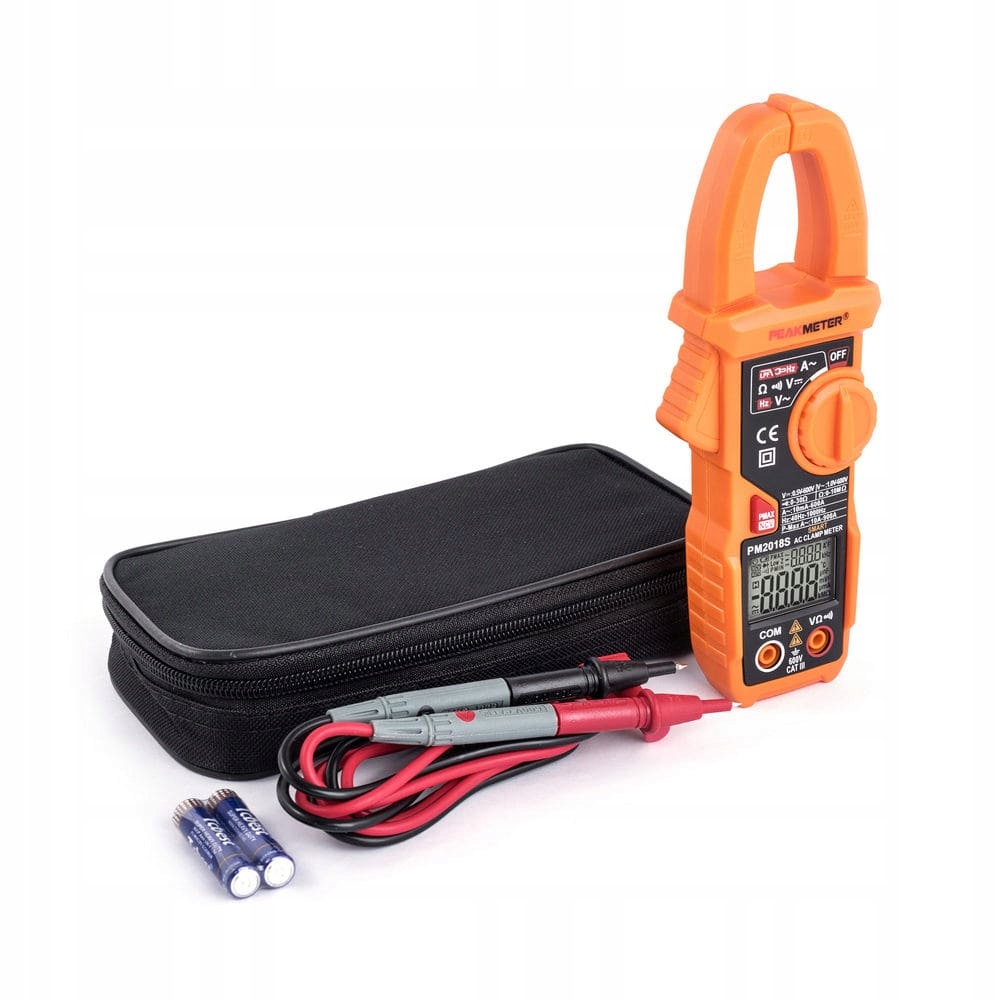 MULTIMETR AMPEROMIERZ MIERNIK PRĄDU CĘGOWY PeakMeter PM2018S Marka PeakMeter