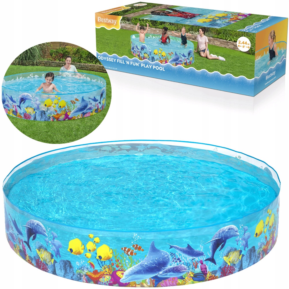 Bestway basen brodzik dla dzieci 244x46cm 55031