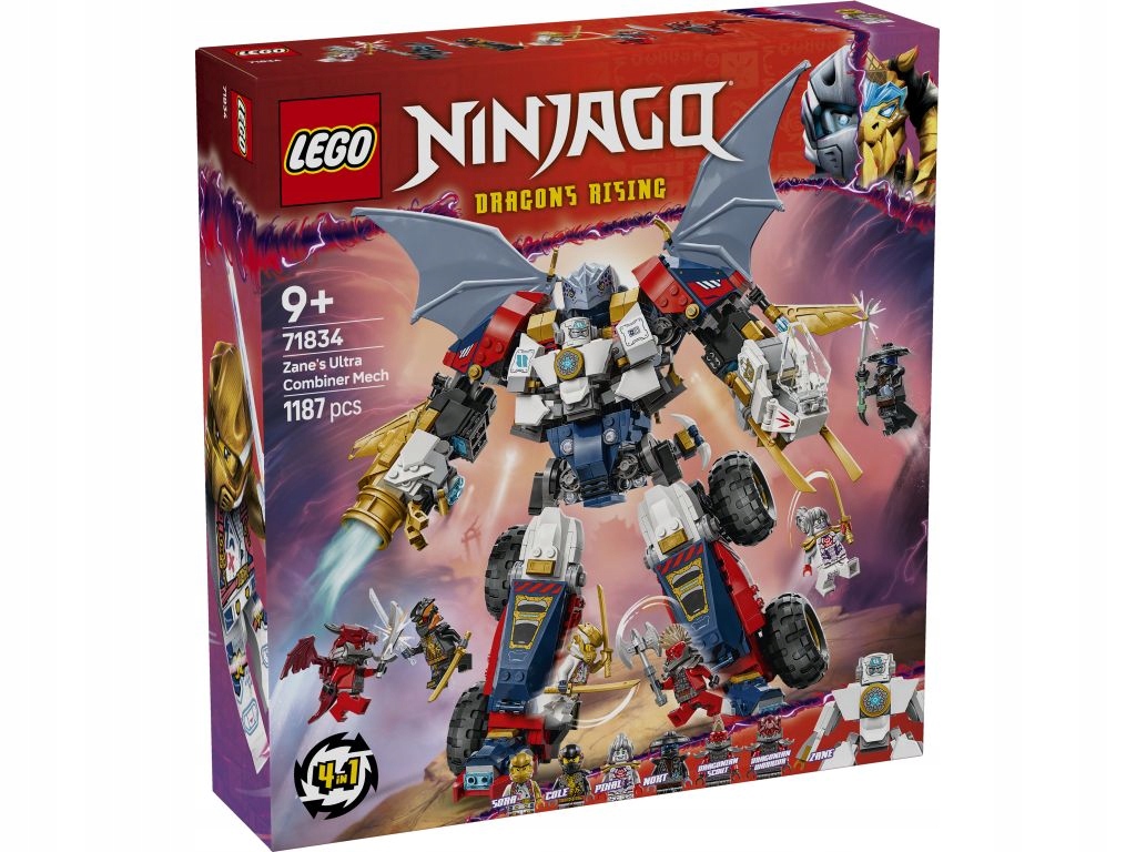 Lego 71834 Ninjago Multifunkční ultramech zanea