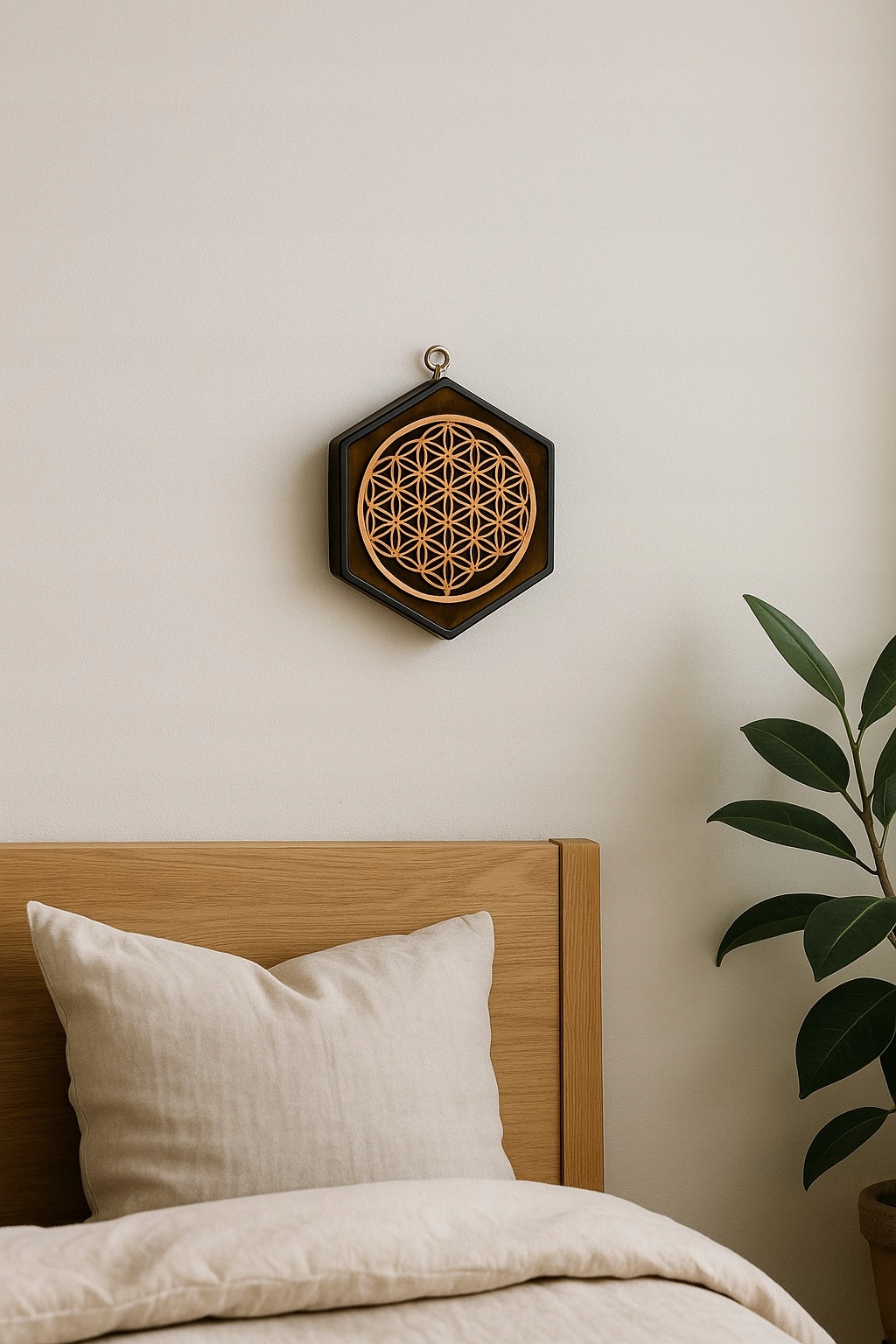 Orgonit do zawieszenia 20cm Kwiat Życia Kryształy euforiaZEN