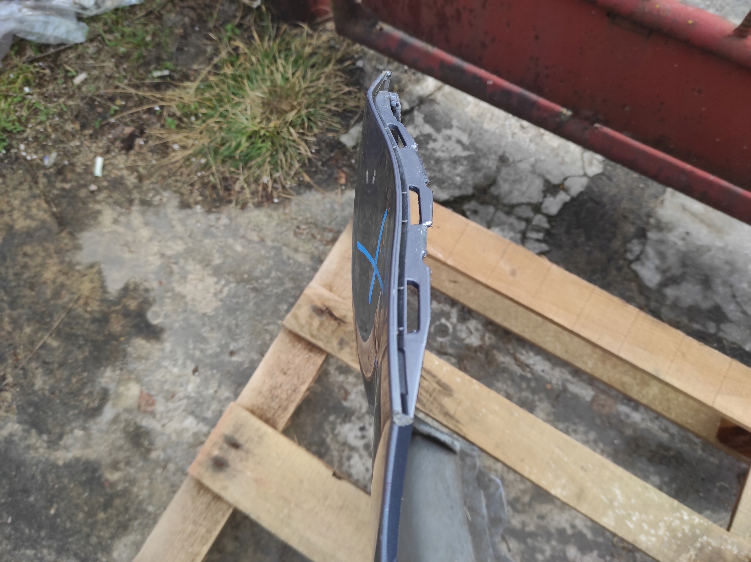 bumper front OPEL CORSA D 13211462 PRZEDLIFT