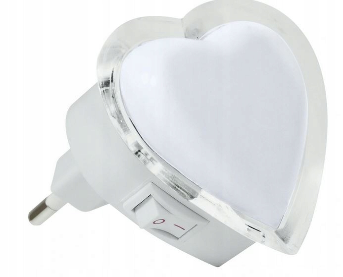 

Lampka wtykowa do gniazdka kontaktu Serce 0,3W Led