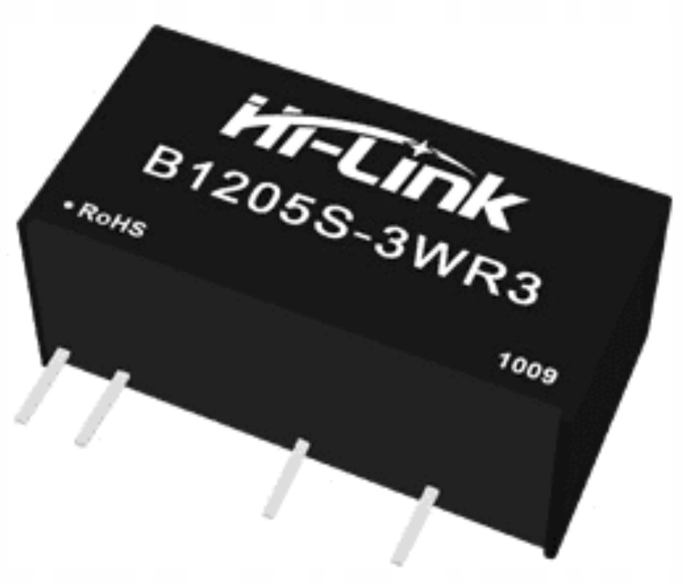 Przetwornica separująca Hi-Link DC/DC B1205S-3WR3 Vout 5V 600mA