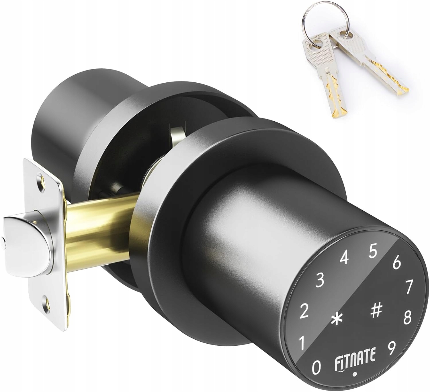 Digitální zámek na otisky dveří s dotykovým displejem pro 15 otisků