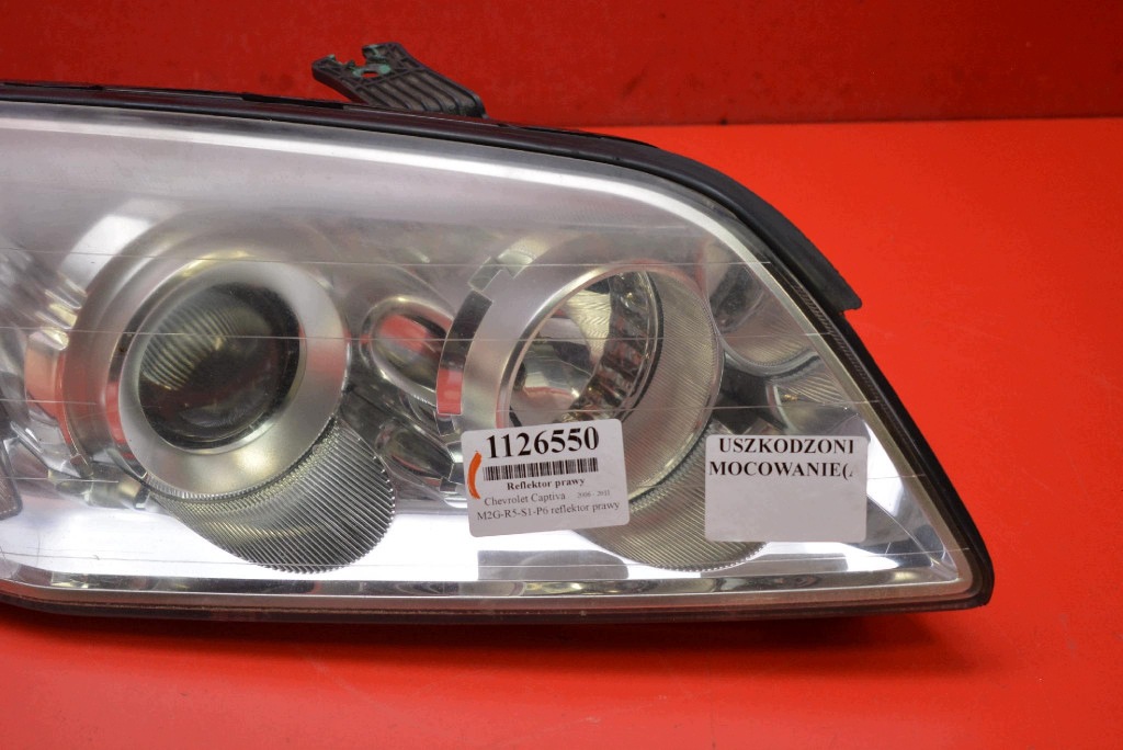 REFLEKTOR right light front lens EU 00015487 CHEVROLET CAPTIVA 1 and C100