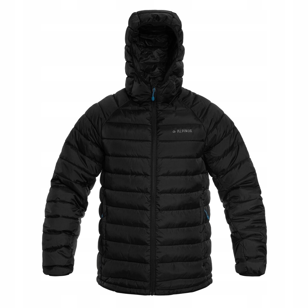 Alpinus Hozat zahřívací Zimní bunda s kapucí černá XXL