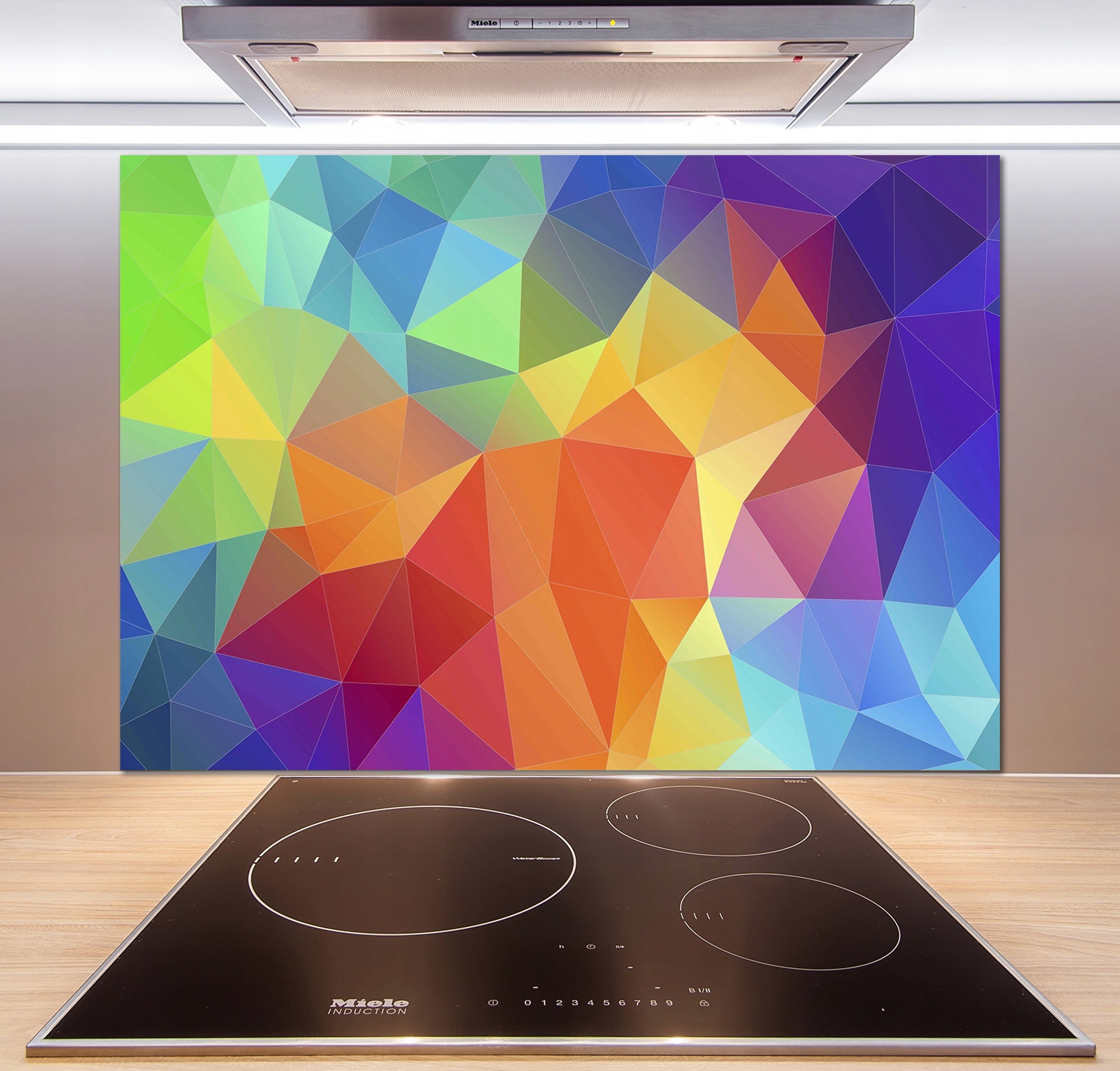 

Panel do kuchni Geometryczne tło 100x70 cm + Klej