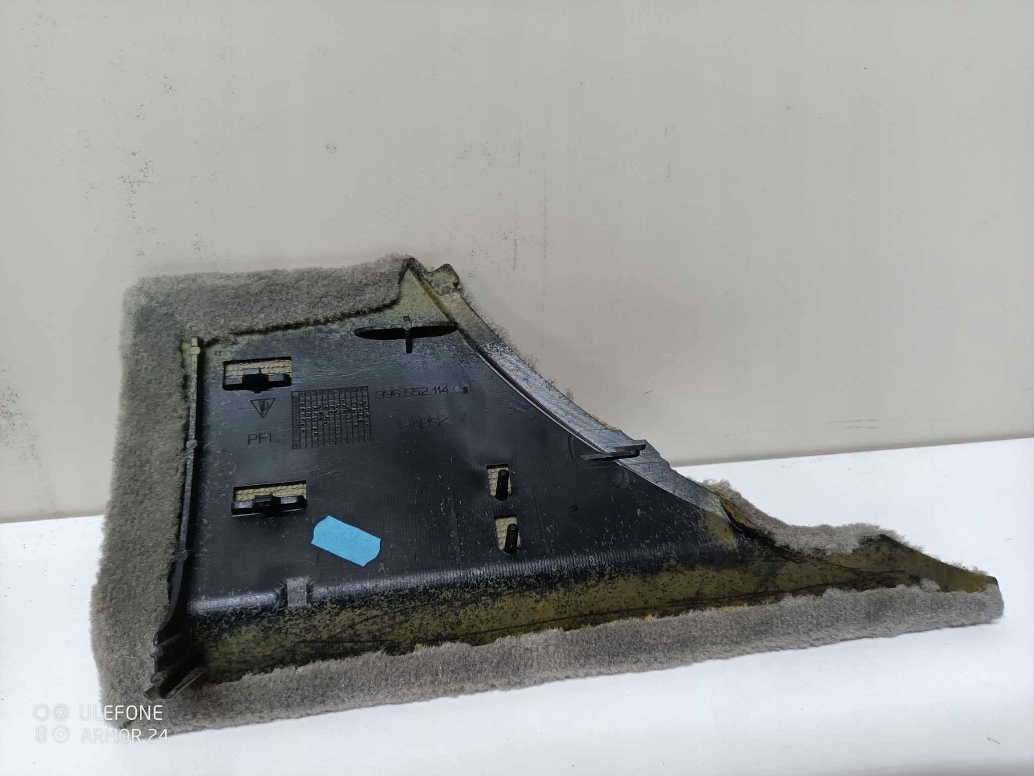 PORSCHE BOXSTER Blende Abdeckung TUNELU 996552114 996552113 KOMPLET