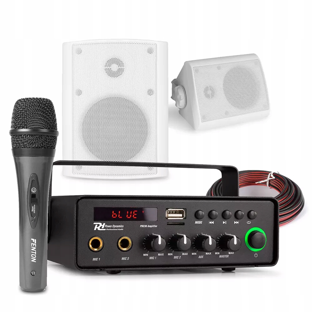 Nagłośnienie mobilne do kampera samochodu komunikatów reklamy mobilnej