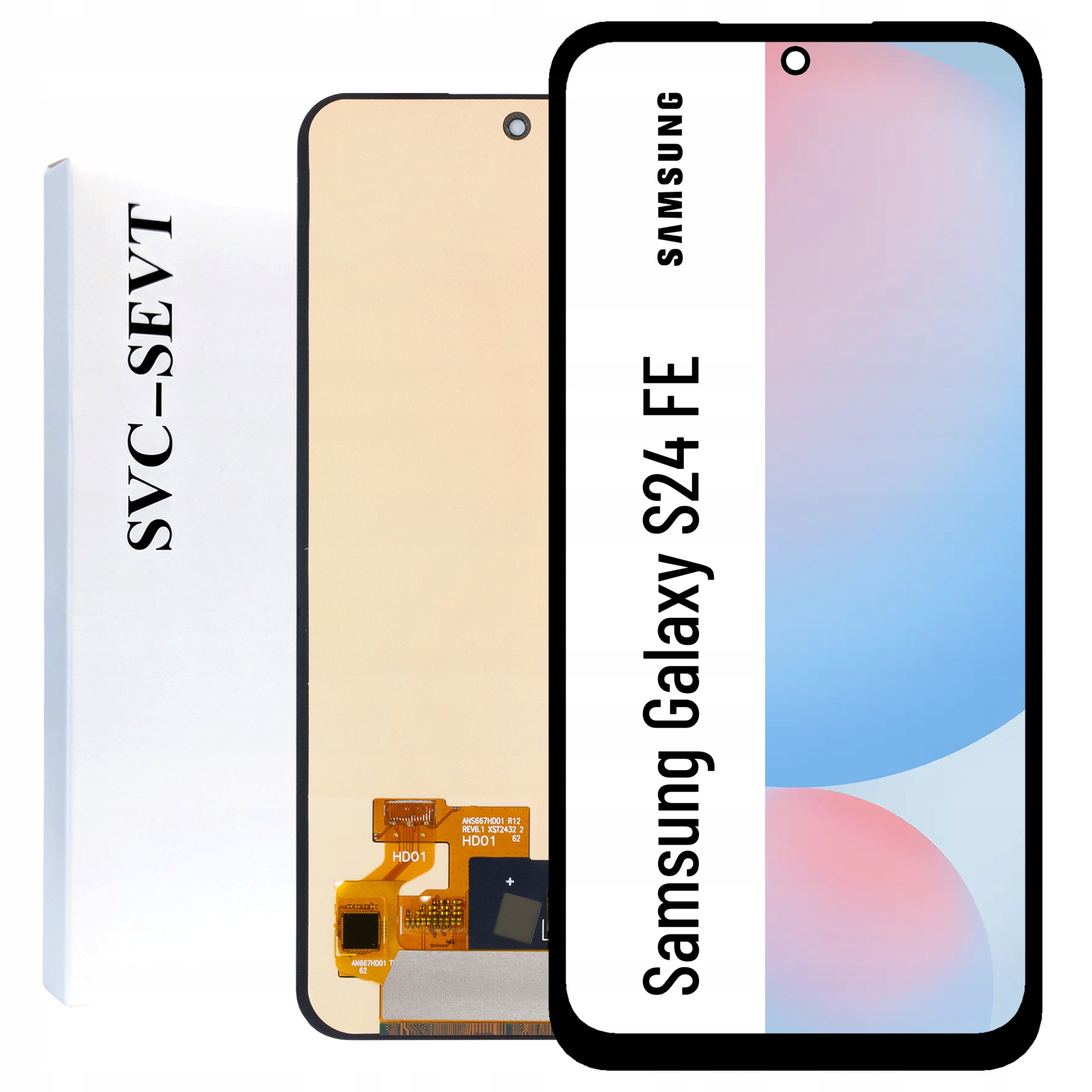 SM-S721U LCD pre Samsung S24 Fe Service Pack Matrica Originál Zila