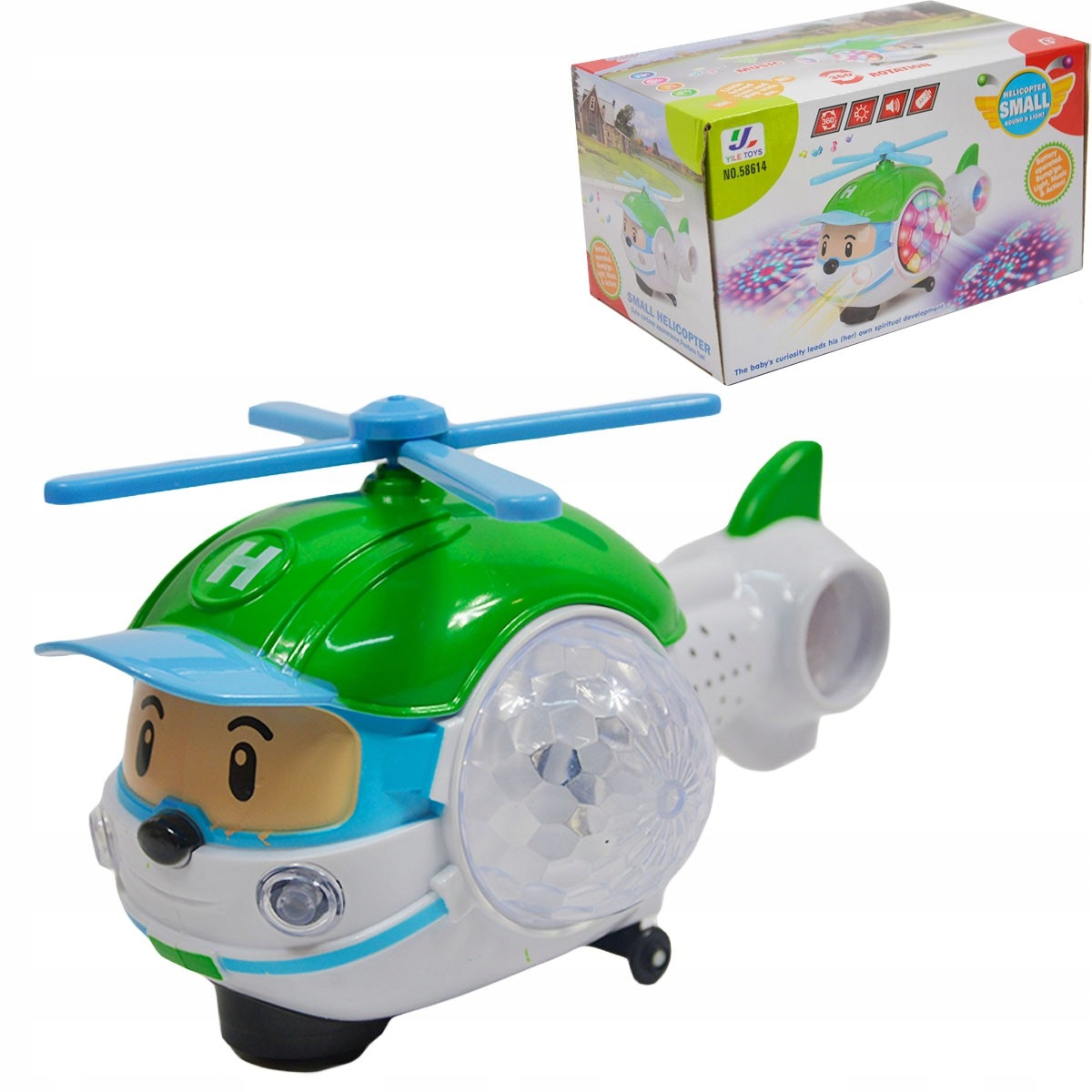 

963985 Helikopter Na Baterie Światło Dźwięk