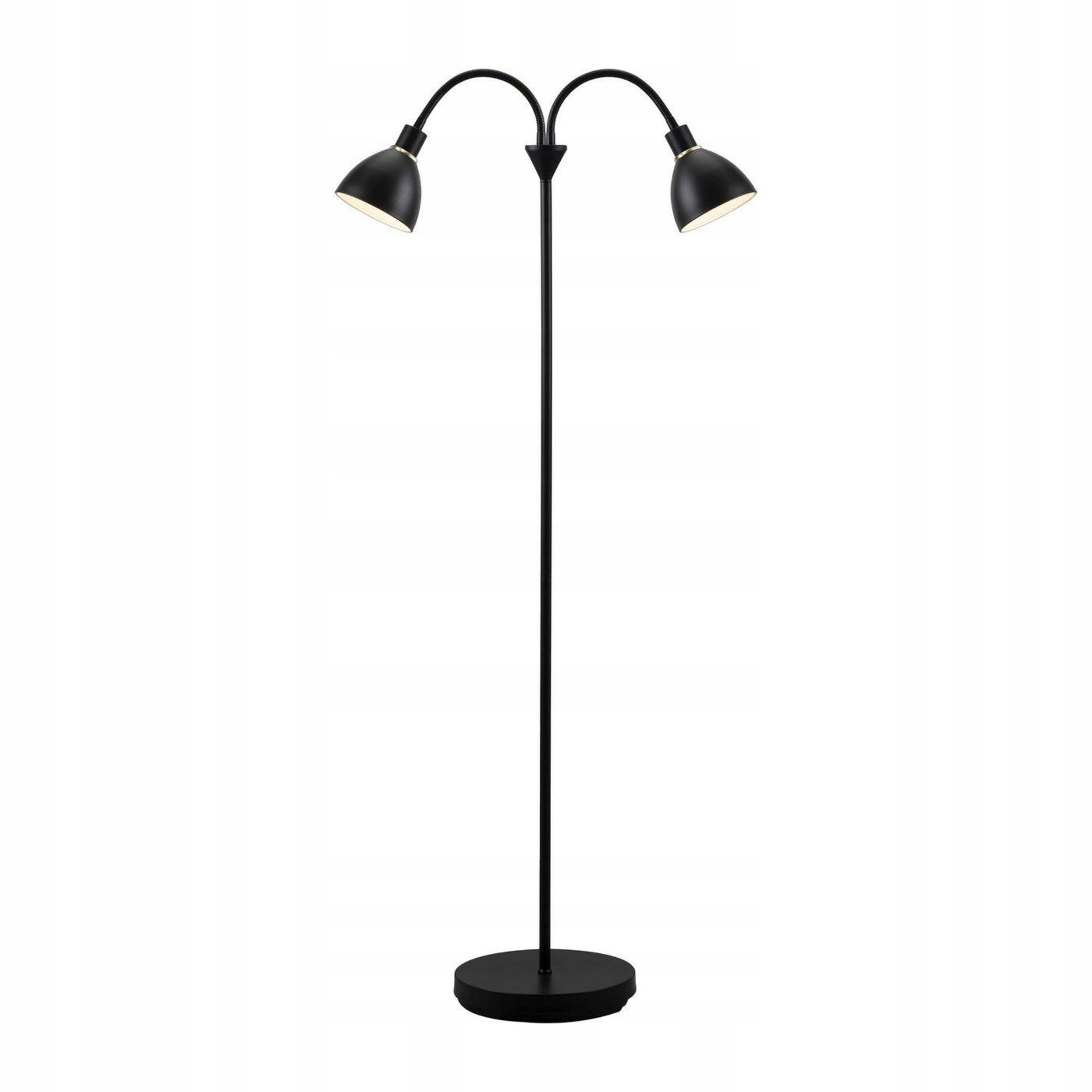 Nordlux Ray 63224003 čierna stojacia lampa, otočné hlavice, E14, 158 cm