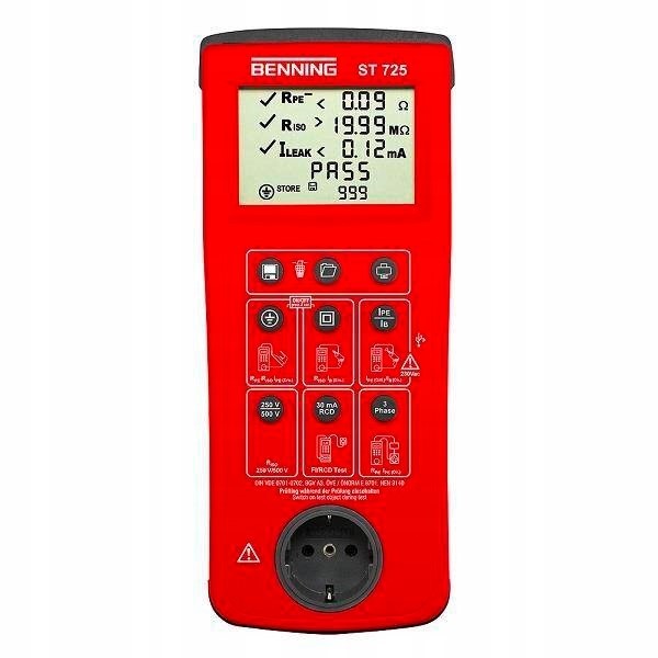 Tester zariadení St 725 Benning