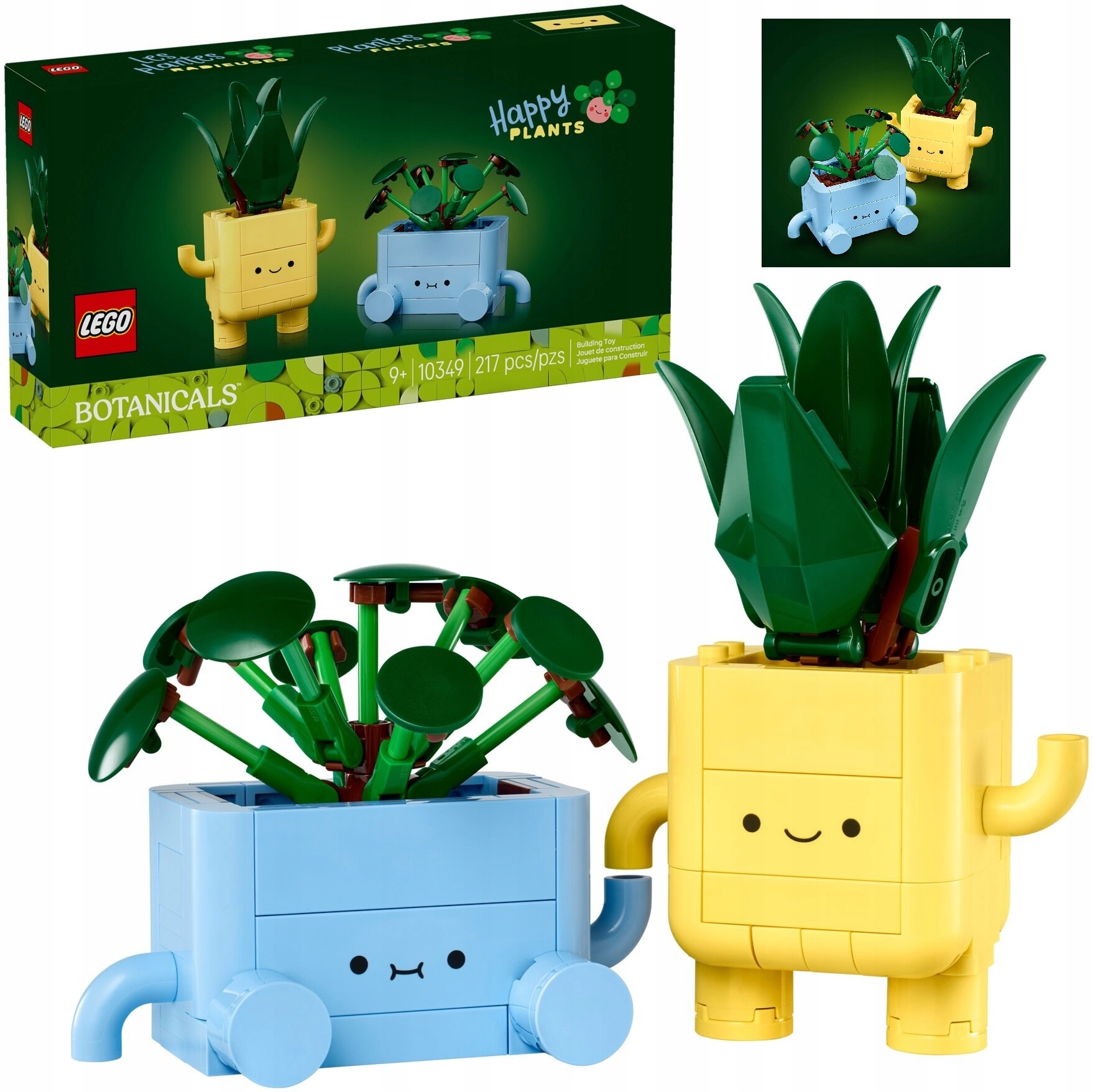 Lego Botanical 10349 Wesołe Roślinki Klocki Dla Dziecka Kwiaty