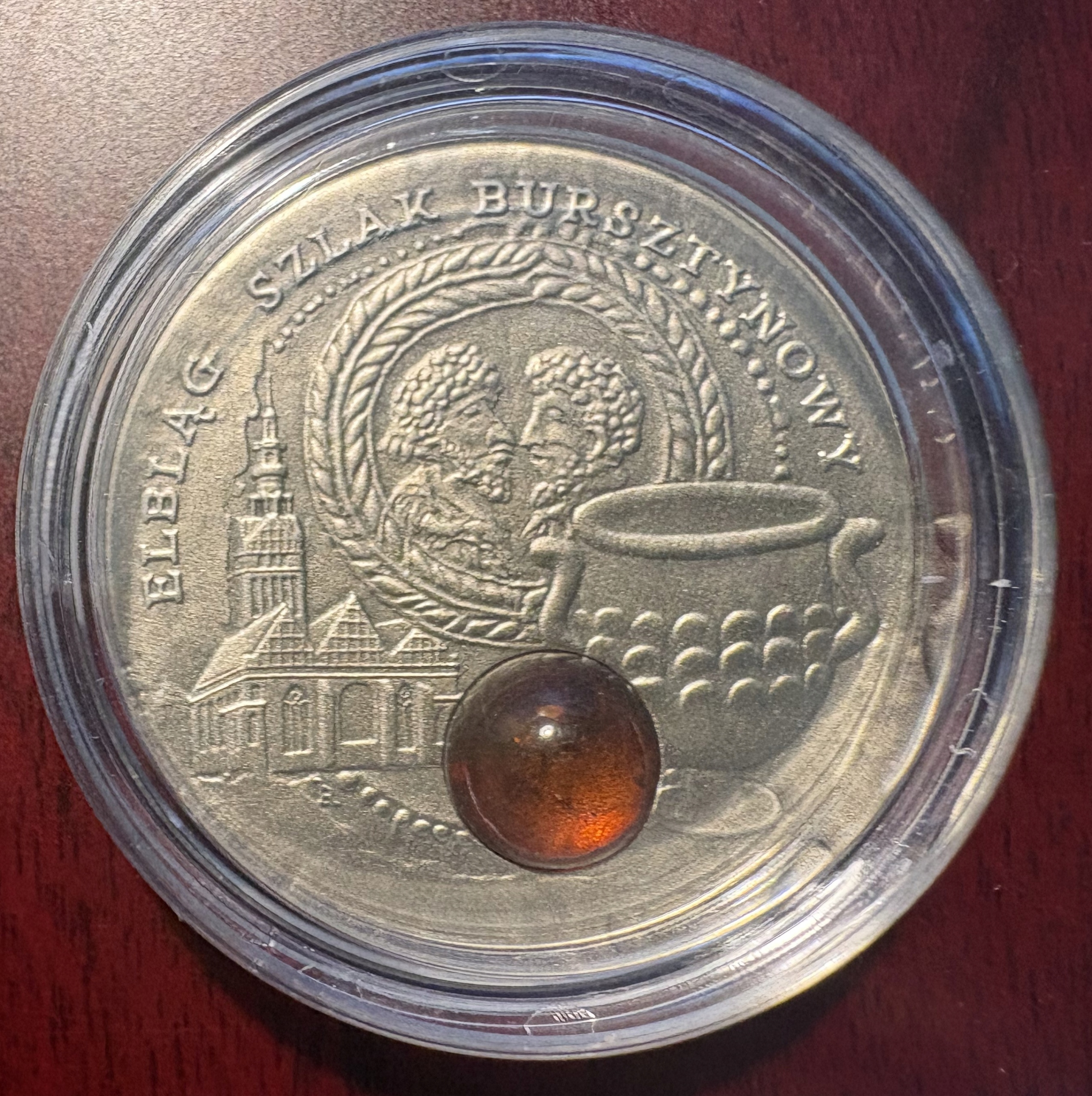 Szlak Bursztynowy - Elbląg srebro 925