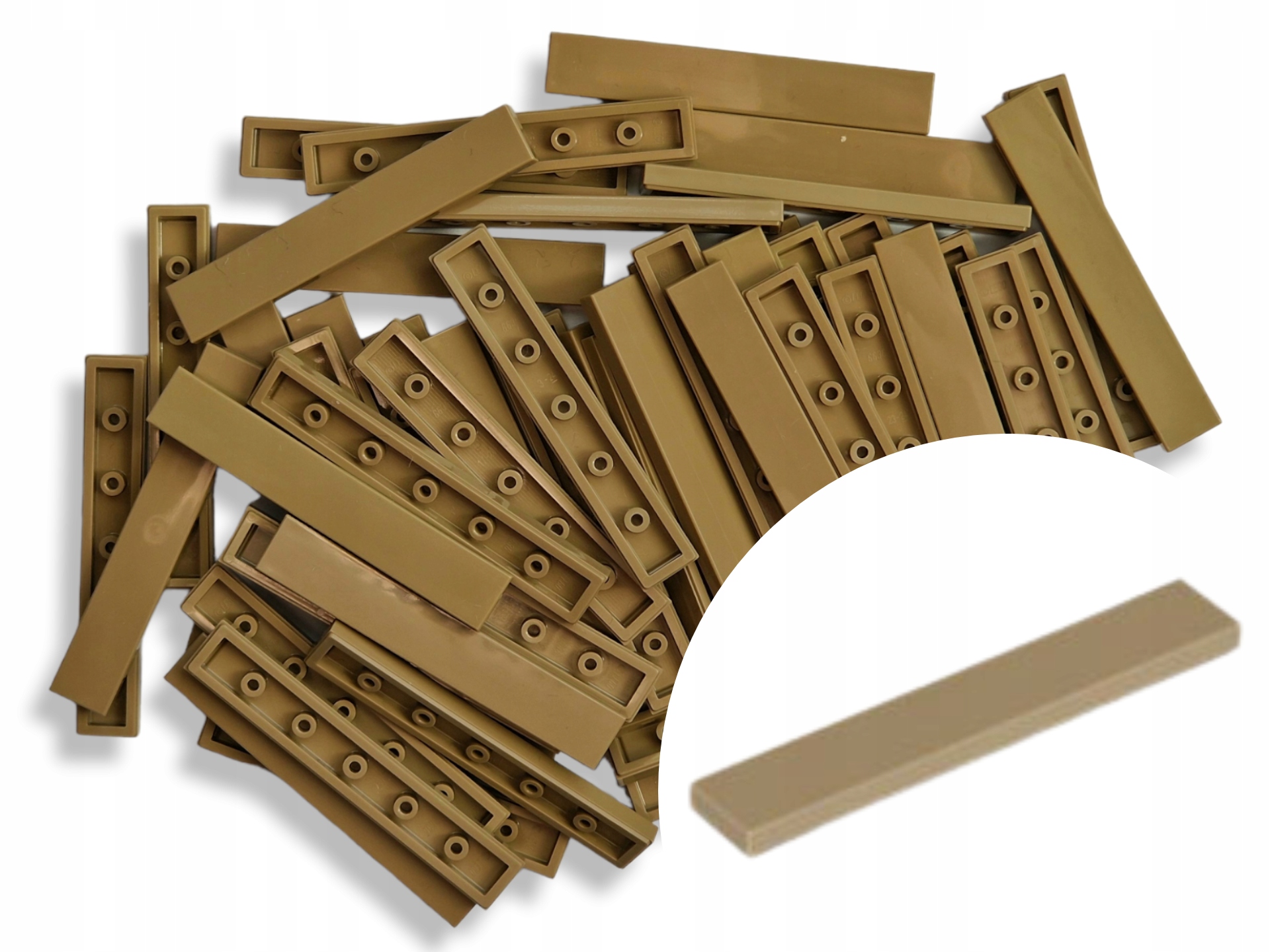 

Lego 6636 Tile Płytka 1x6 Dark Tan Piaskowy 10 szt
