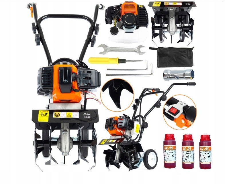 Glebogryzarka Spalinowa Kultywator Do Ziemi Mocna Olej