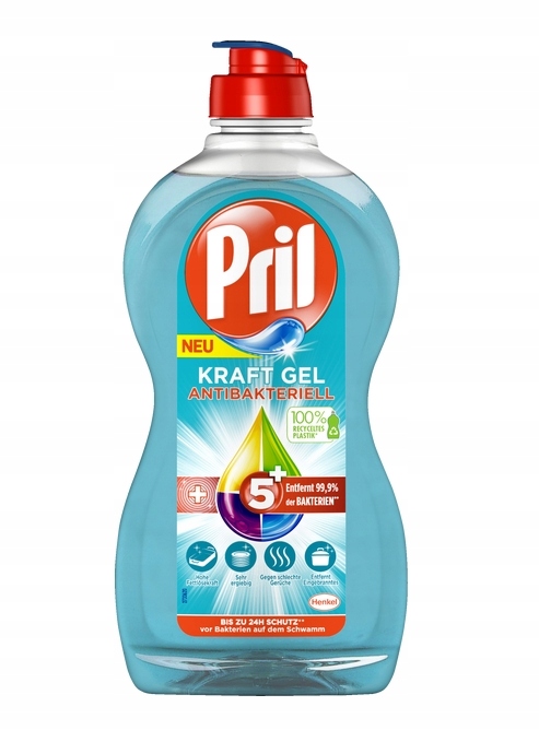 

Pril Gel Antibacterial, Płyn do mycia naczyń 450ml