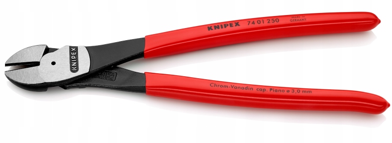 Kleště na řezání klavírního drátu o průměru 4,6 mm