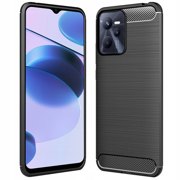 

Etui Do Realme C35 Pokrowiec Obudowa Case Karbon