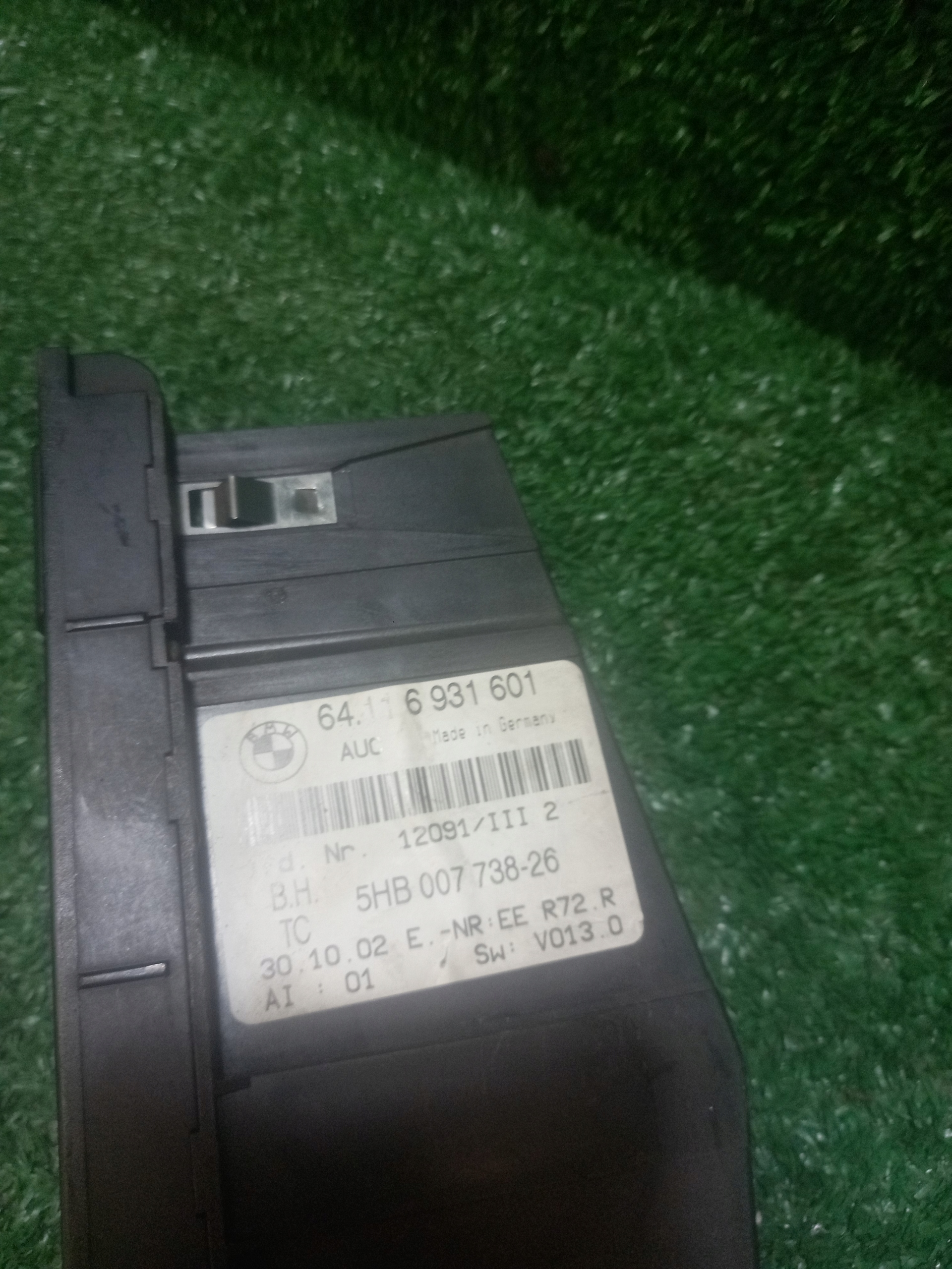 Unite commande clima BMW E46 64116931601