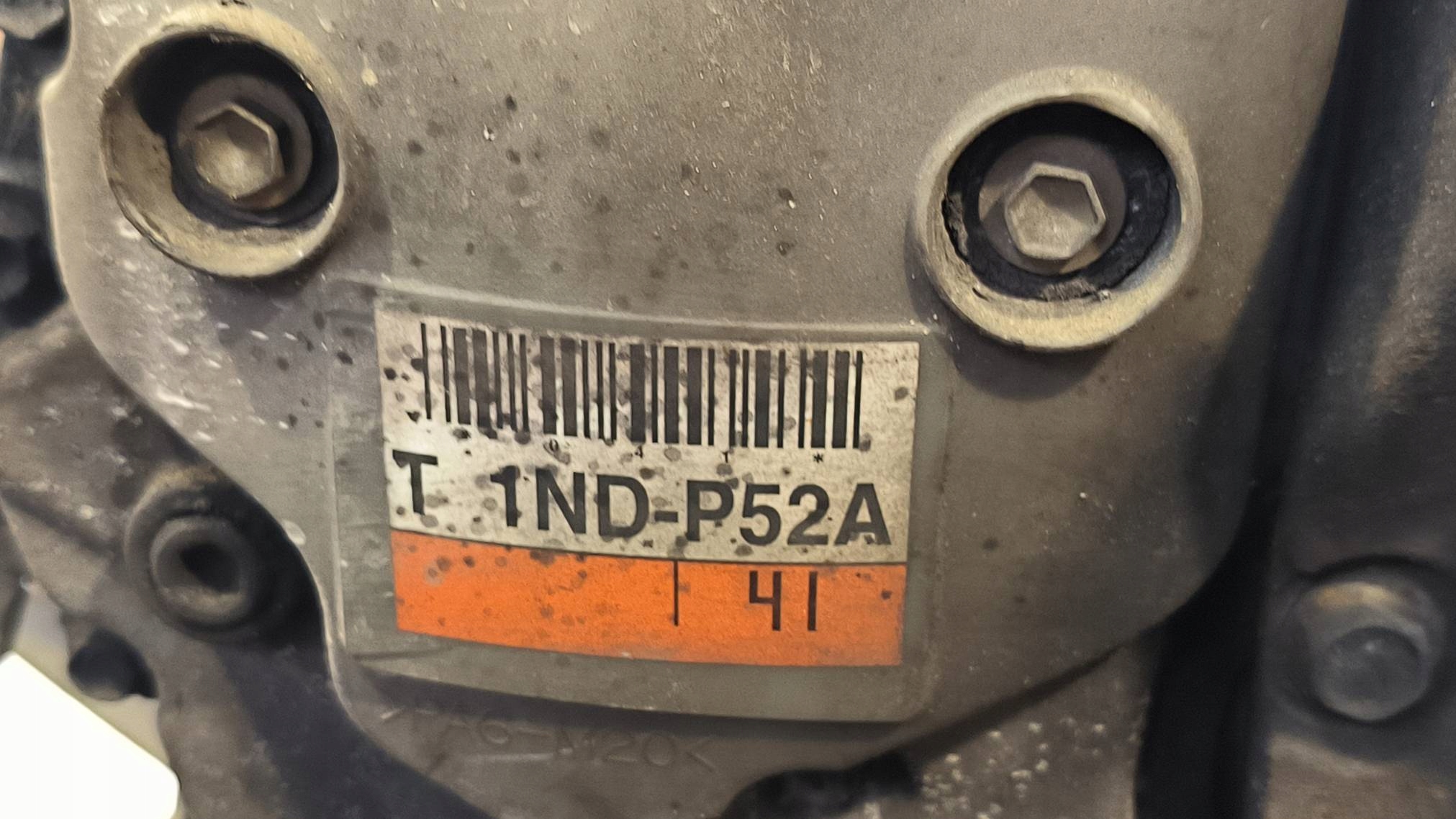 engine complete 1ND-P52A 1.4 D4D 75KM TOYOTA YARIS and