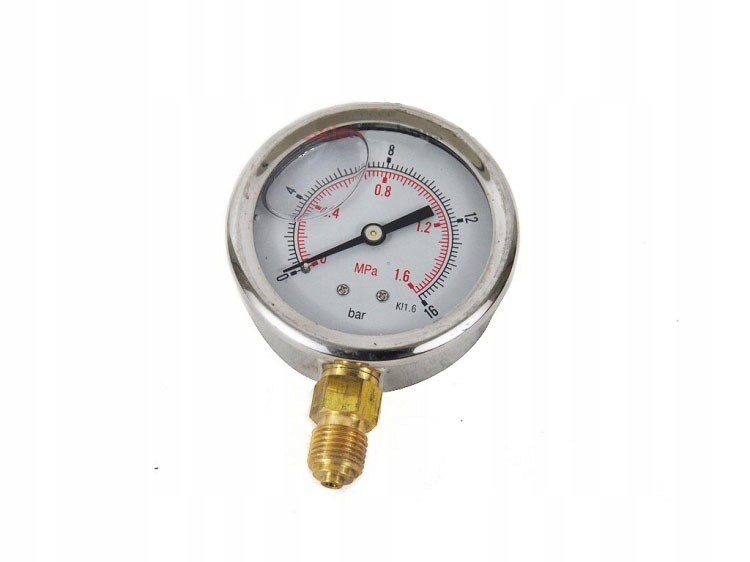 

Manometr glicerynowy 0-16 bar 1/4 cala M63RG0-16