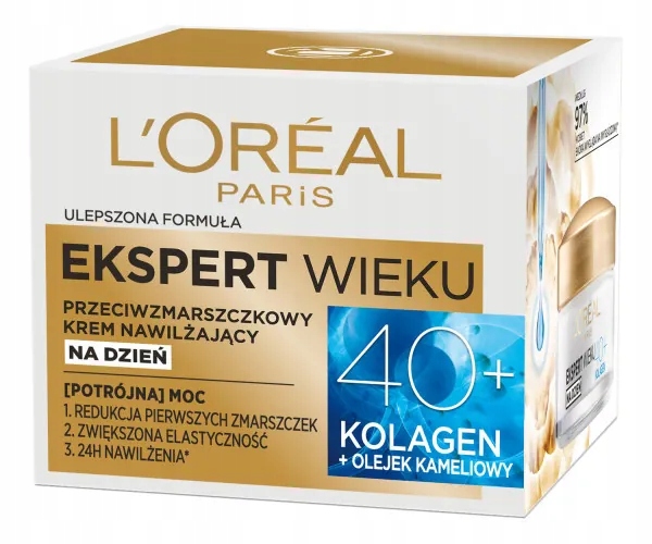 

Ekspert Wieku 40+ przeciwzmarszczkowy krem nawilża