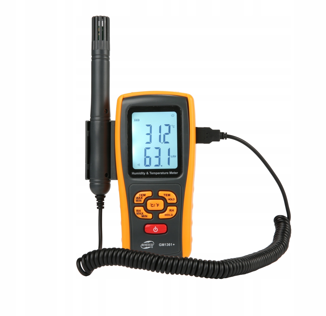 TERMOHIGROMETR WILGOTNOŚCIOMIERZ MIERNIK WILGOTNOŚCI TEMPERATURY BLUETOOTH Rodzaj termohigrometr