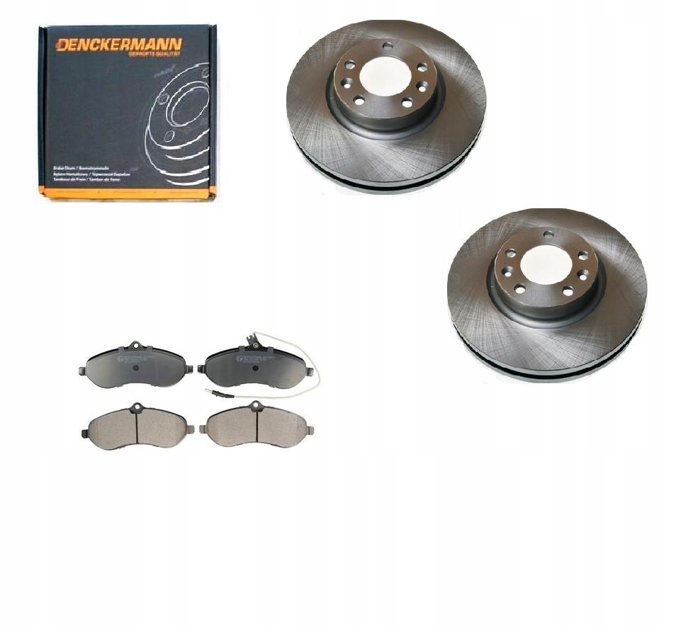 Kotouče Kostky Scudo Jumpy Expert 2007- 1.6HDI Přední 280 mm Sada