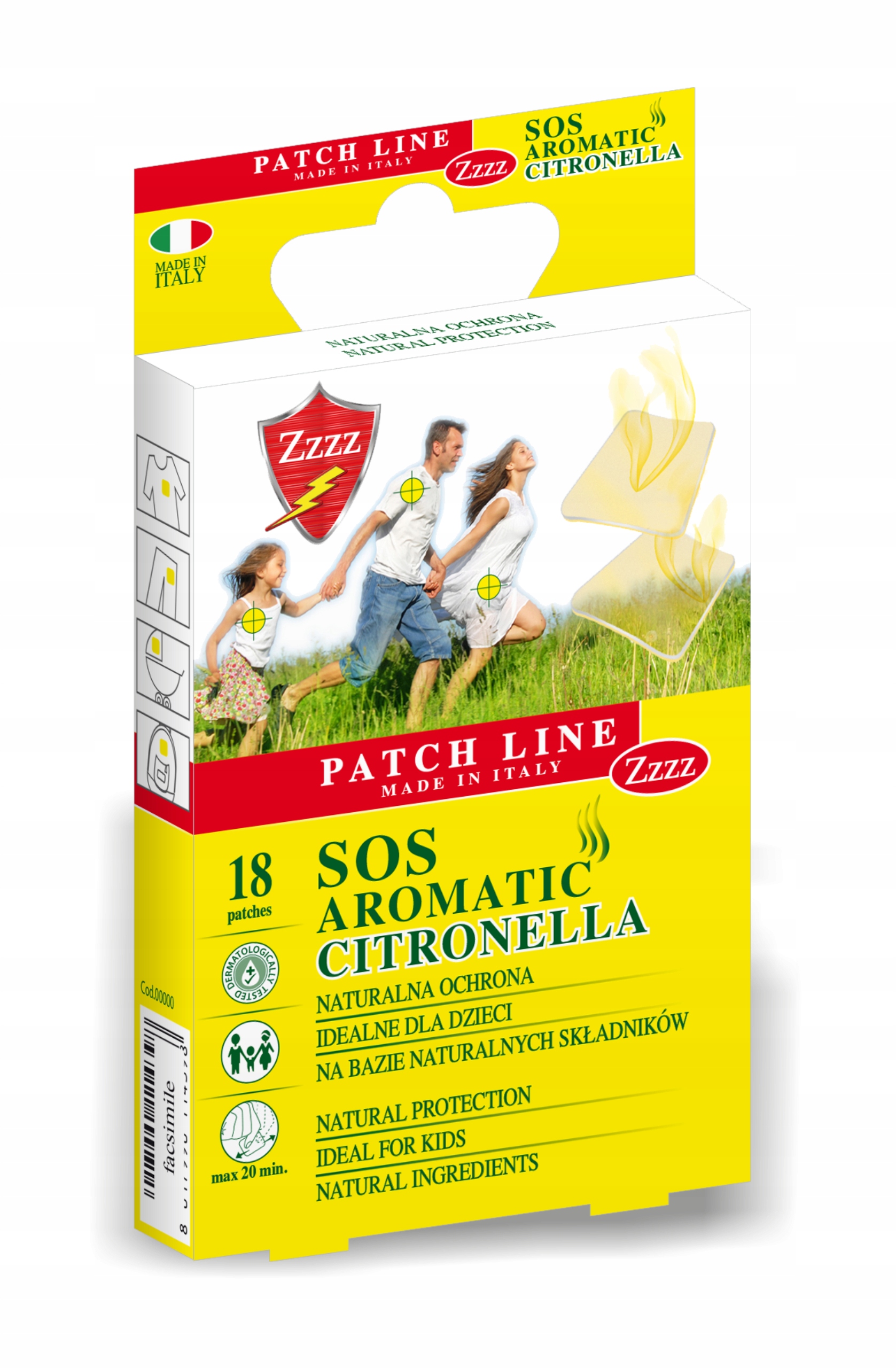 PLASTRY ODSTRASZAJĄCE KOMARY PRZECIW KOMAROM DZIEC Stan opakowania oryginalne