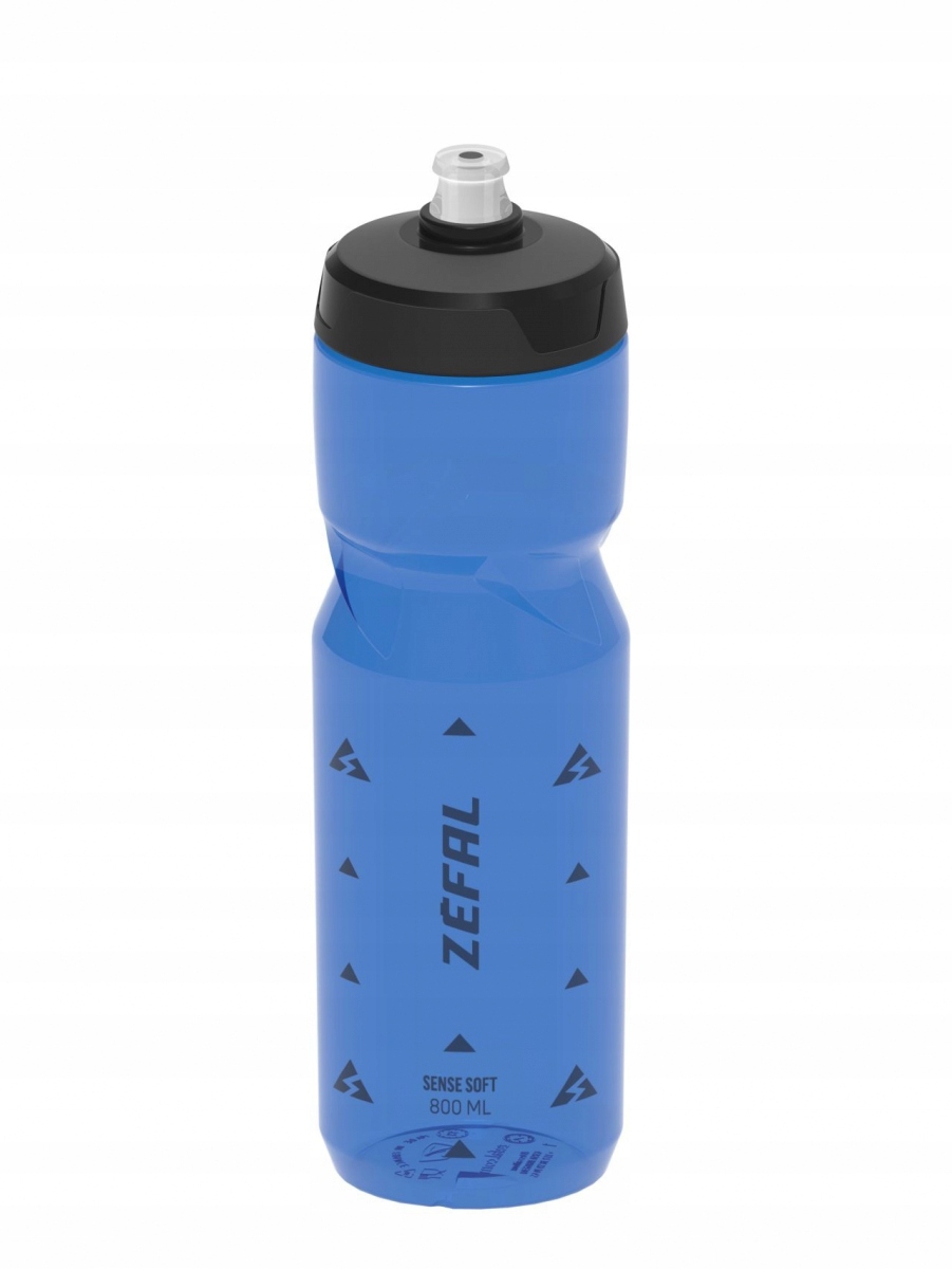 Zefal Sense Soft bidon rowerowy niebieski 800 ml nietoksyczny Bpa Free