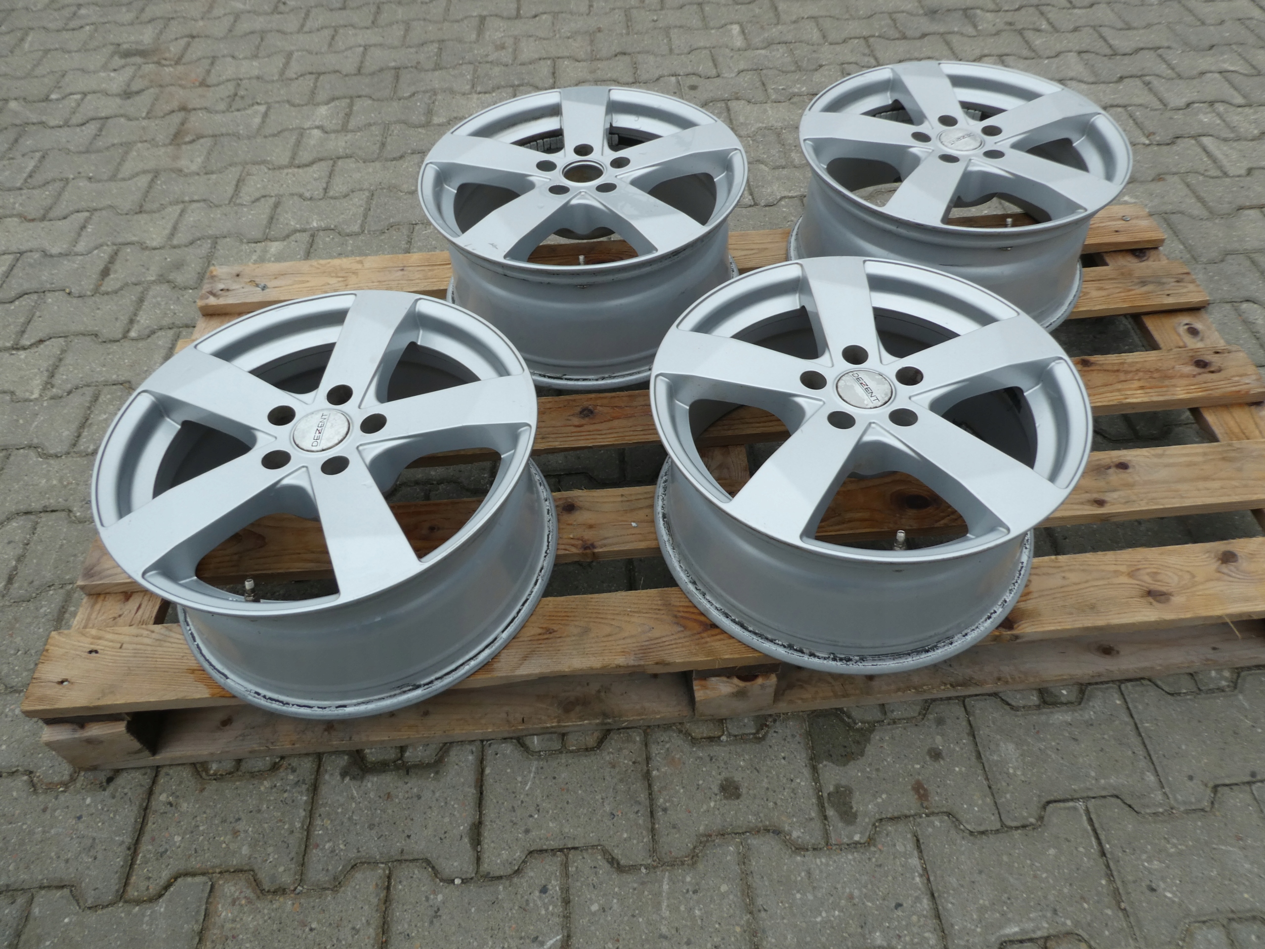 4X discs aluminium disc KBA 49291 VW 5X112