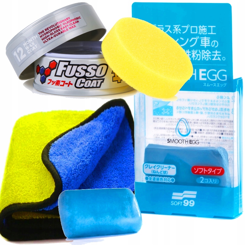 Автомобільний віск SOFT99 FUSSO COAT 12 MONTHS LIGHT