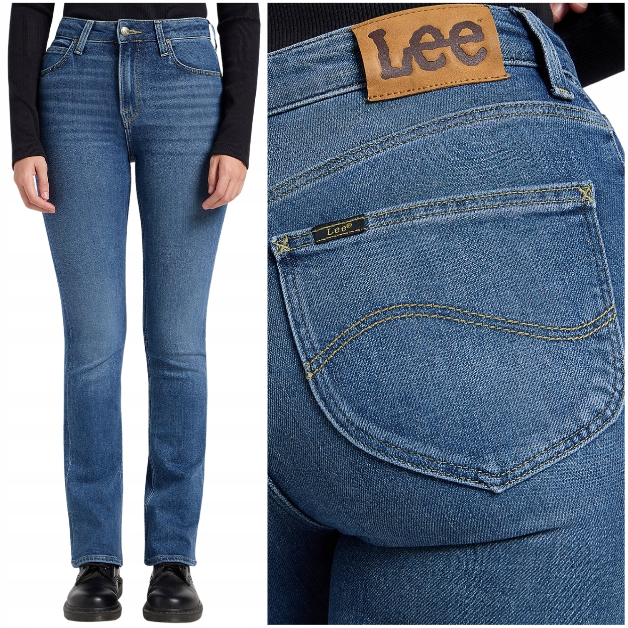 Lee Breese Boot bootcut Better rozšiřitelné dámské džínové kalhoty W31 L33