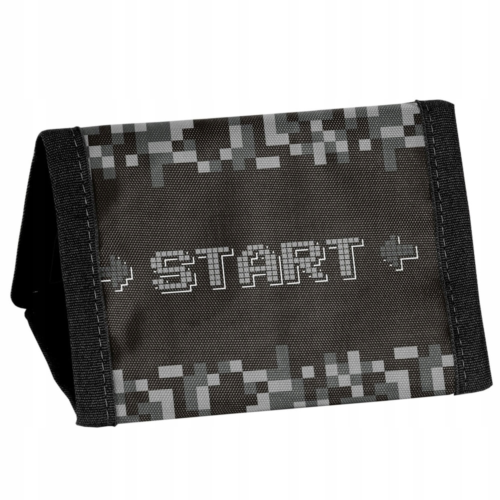 PORTFEL PORTFELIK SZKOLNY DLA CHŁOPCA MINECRAFT PIKSELE GRA Kolor czarny Odcienie zieleni Wielokolorowy