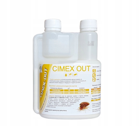Cimex Out Twin 500ml Asplant na muchy pluskwy komary rybiki skuteczny silny