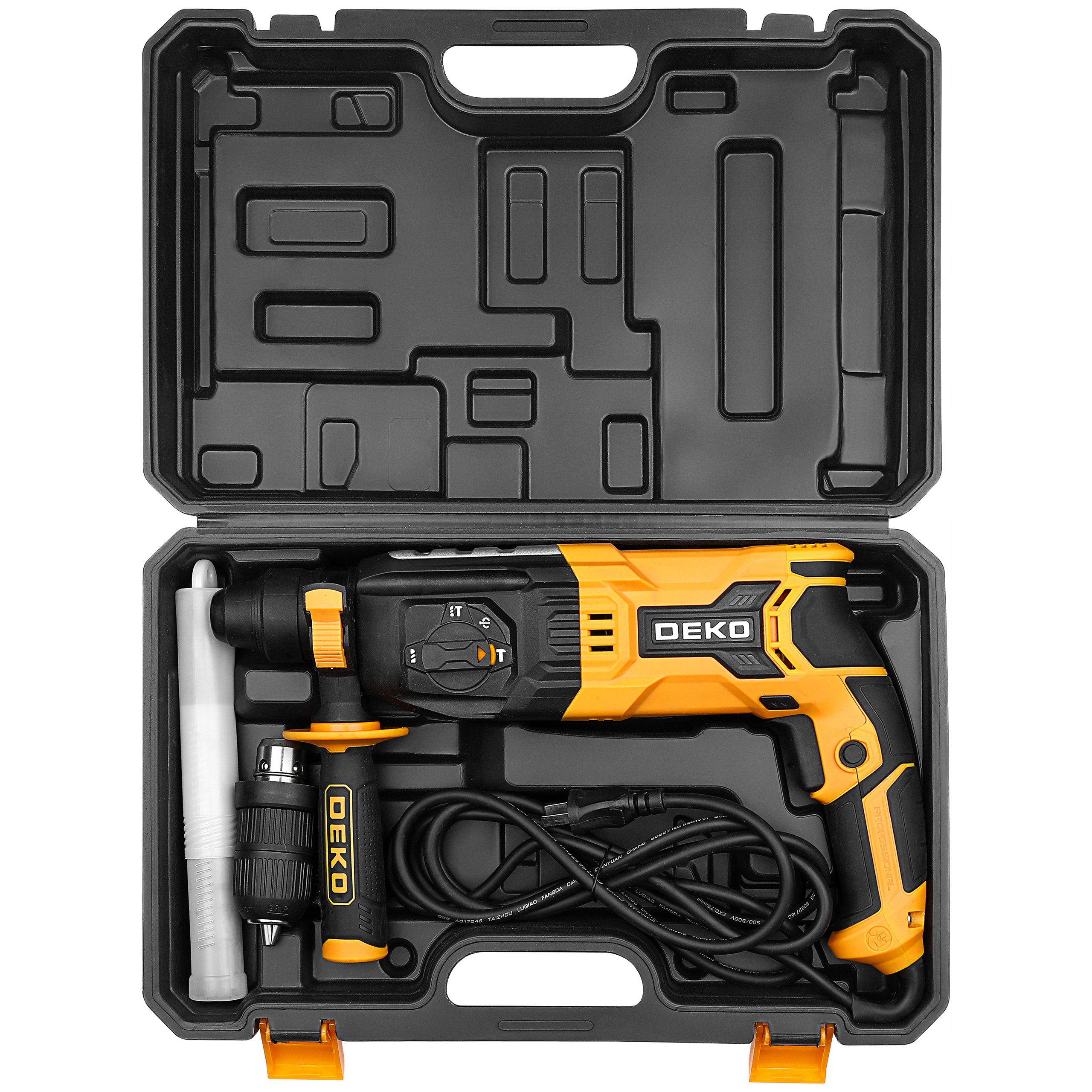 WIERTARKA UDAROWA MŁOTOWIERTARKA WIERTARKA Z UDAREM SDS+ PLUS MOCNA DEKO Typ uchwytu SDS Plus