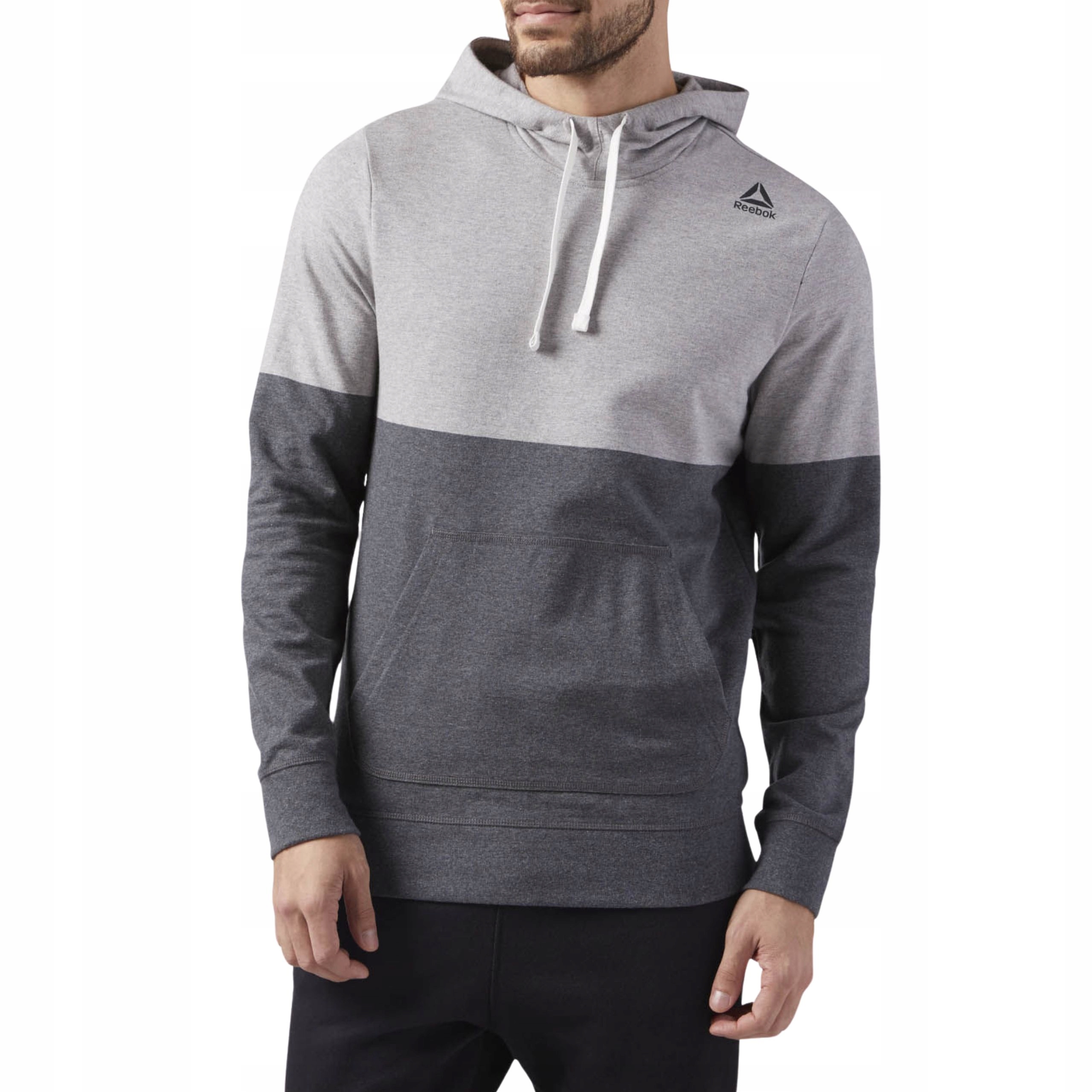 Męska bluza z kapturem Reebok El Yarn Dye Hoodie L