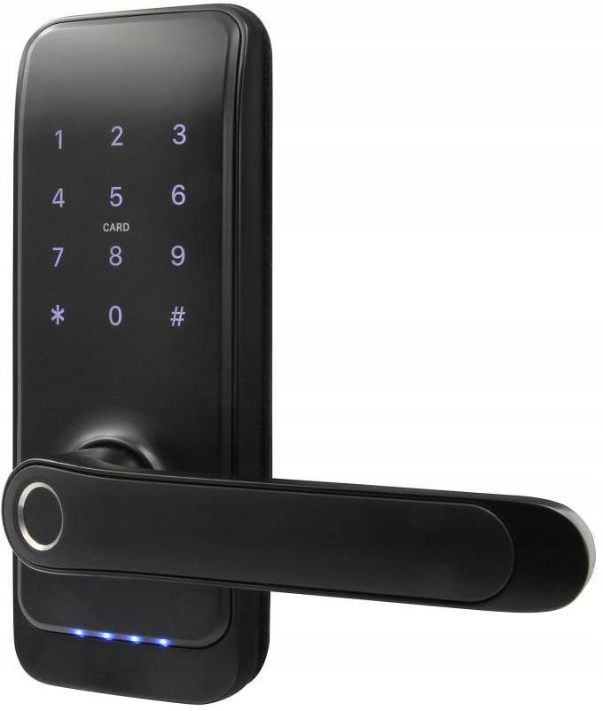 KLAMKA Z KONTROLEREM DOSTĘPU EURA ELH-01H4 CZARNA Kod producenta ELH-01H4